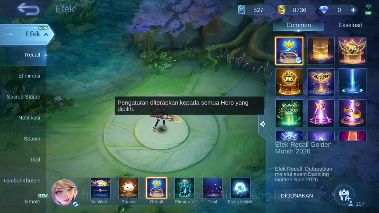 Mobile Legends: Bang Bang Accounts GLOBAL Hero 107 Skin 158 Lightborn Granger Harith  image 11