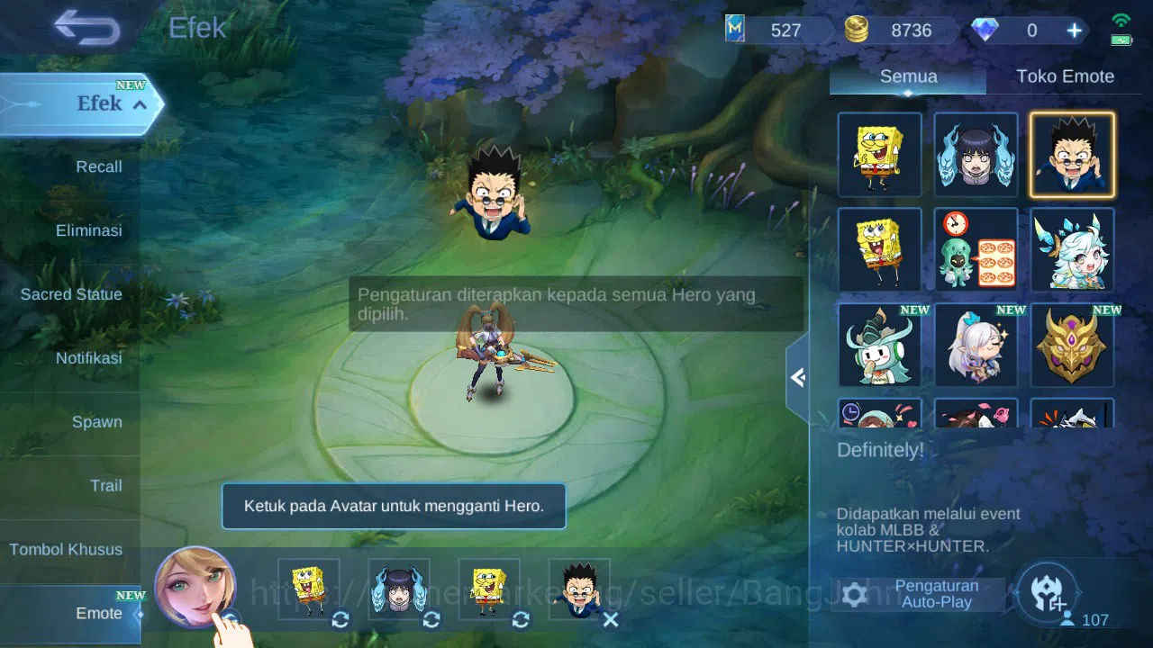 Mobile Legends: Bang Bang Accounts GLOBAL Hero 107 Skin 158 Lightborn Granger Harith  image 12