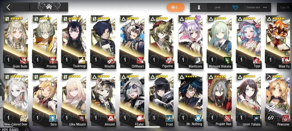 Arknights Accounts Lv 85|204 OP+35 Skin|20,6K Oru+37 Origin|9 Limited image 10