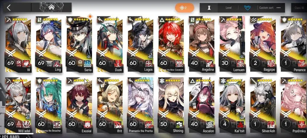 Arknights Accounts Lv 85|204 OP+35 Skin|20,6K Oru+37 Origin|9 Limited image 5