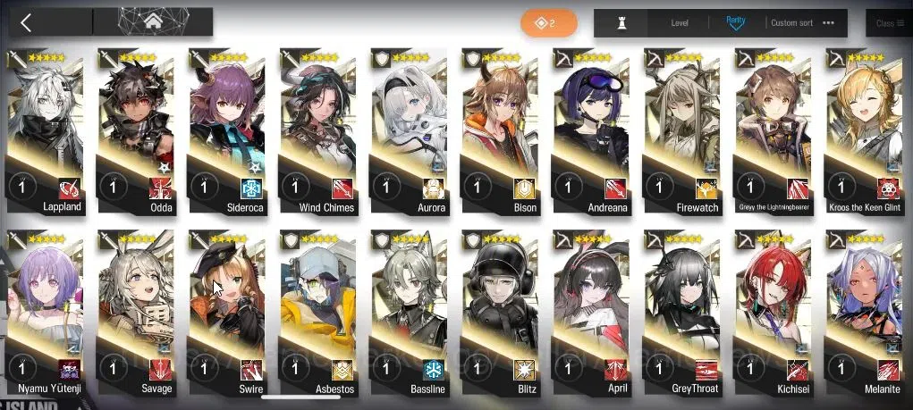 Arknights Accounts Lv 85|204 OP+35 Skin|20,6K Oru+37 Origin|9 Limited image 8