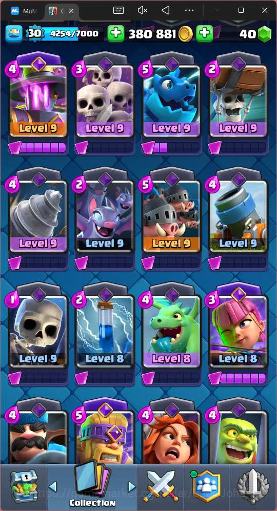 Clash Royale Accounts Lv 30 |Trophy 8000|KTL 11|Card 111| 2 Hero|3 EVO|1 image 18