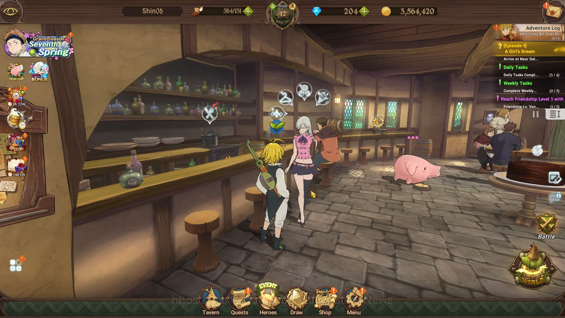 The Seven Deadly Sins: Grand Cross Starter Global | Fresh Starter Ch 2 | 1,1M CC | 204 DM | 2 image 1
