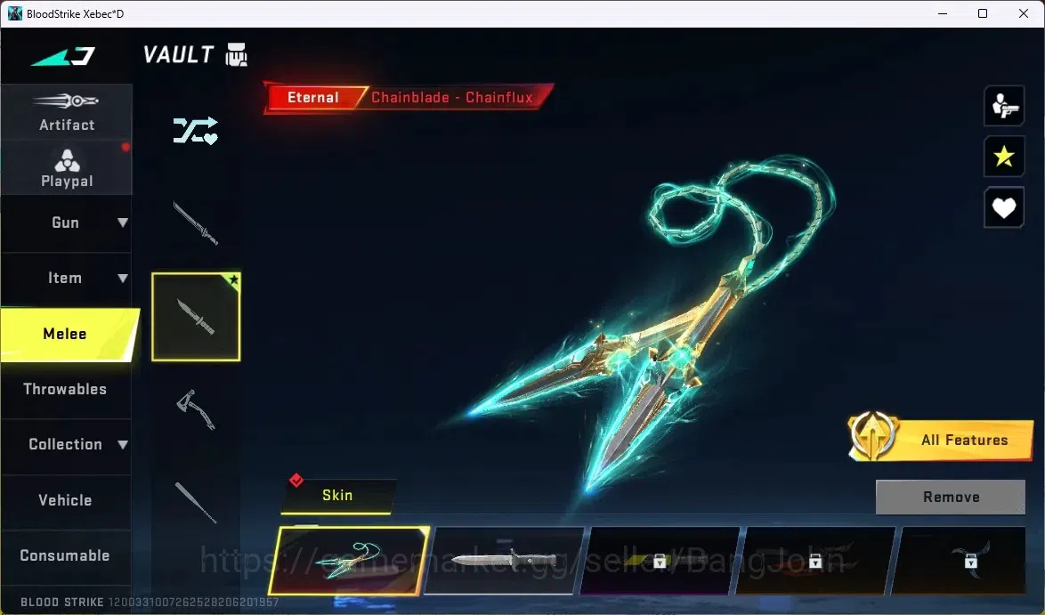 Blood Strike Accounts ASIA | Eternal MELE: Chainblade | Eternal UMP45 -  image 11
