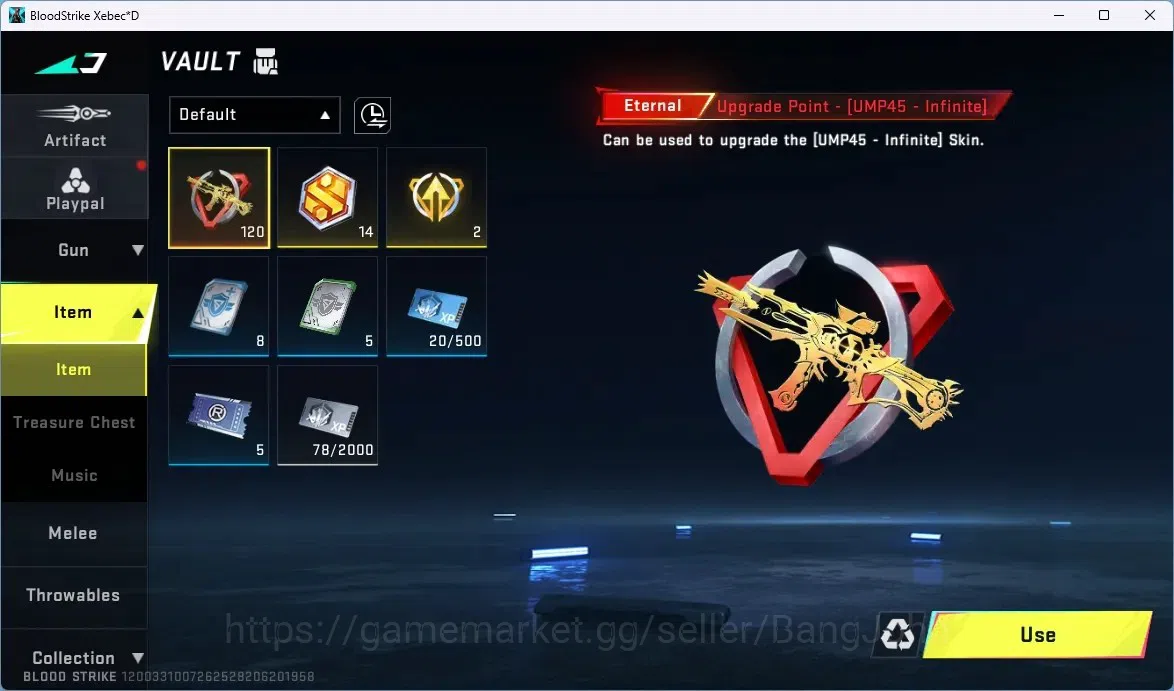 Blood Strike Accounts ASIA | Eternal MELE: Chainblade | Eternal UMP45 -  image 14