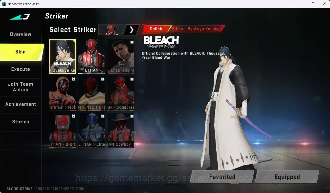 Blood Strike Accounts ASIA|Collab Gun MCX - EVA-00|1 Legendary Gun|Colla image 6