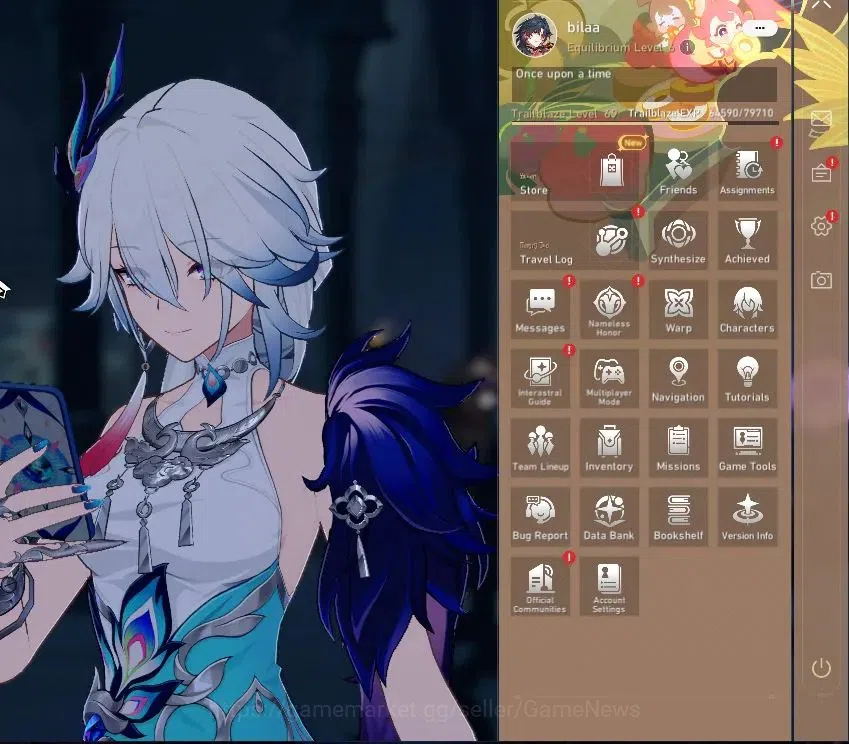 Honkai Star Rail Accounts Asia|TL 69|Free GI|15 Limited|(Phainon,Hysilens,SW image 1