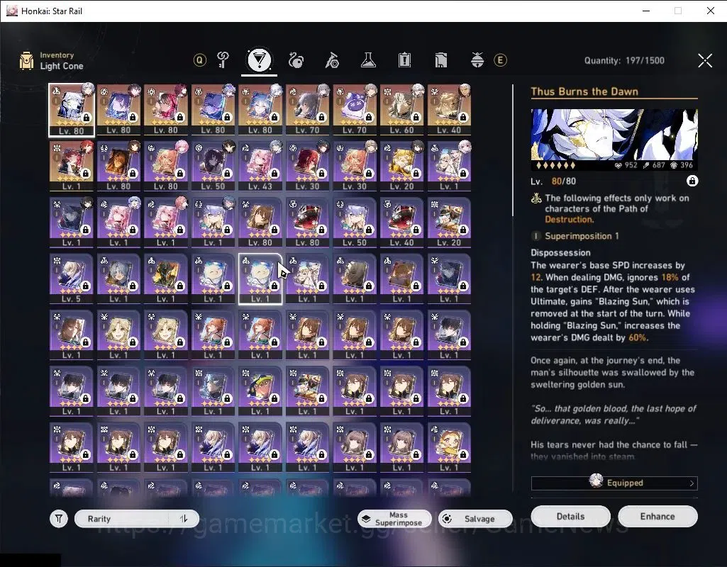 Honkai Star Rail Accounts Asia|TL 69|Free GI|15 Limited|(Phainon,Hysilens,SW image 5