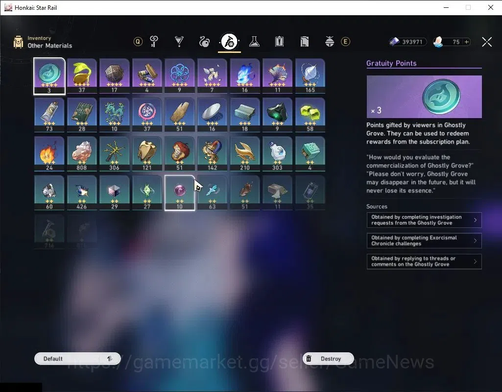 Honkai Star Rail Accounts Asia|TL 69|Free GI|15 Limited|(Phainon,Hysilens,SW image 8