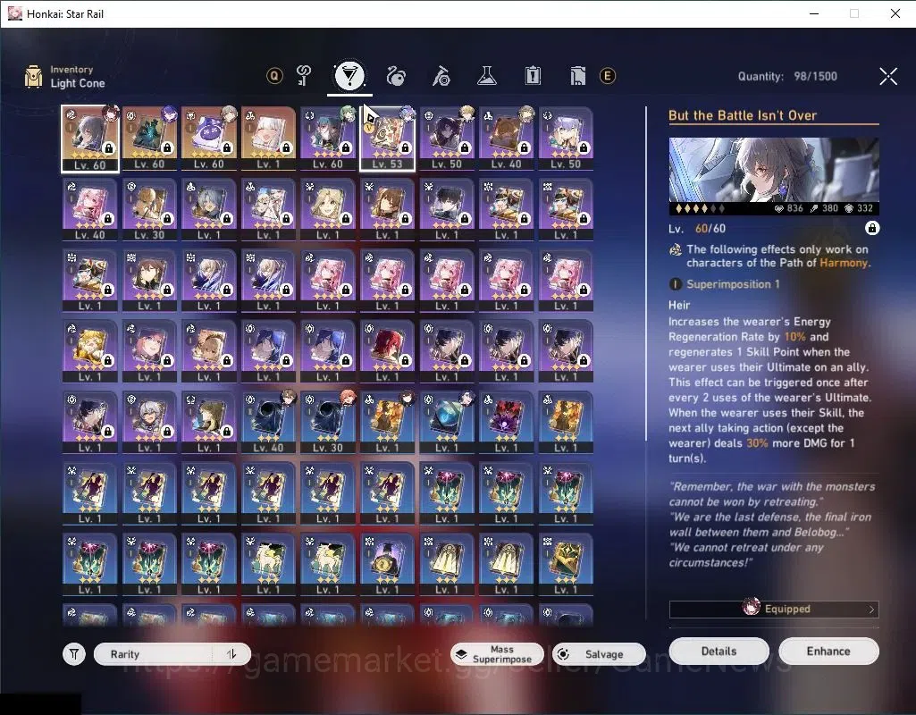 Honkai Star Rail Accounts Asia|TL 48|5 Limited|Silver Wolf 999,Sparkle,Huohu image 5
