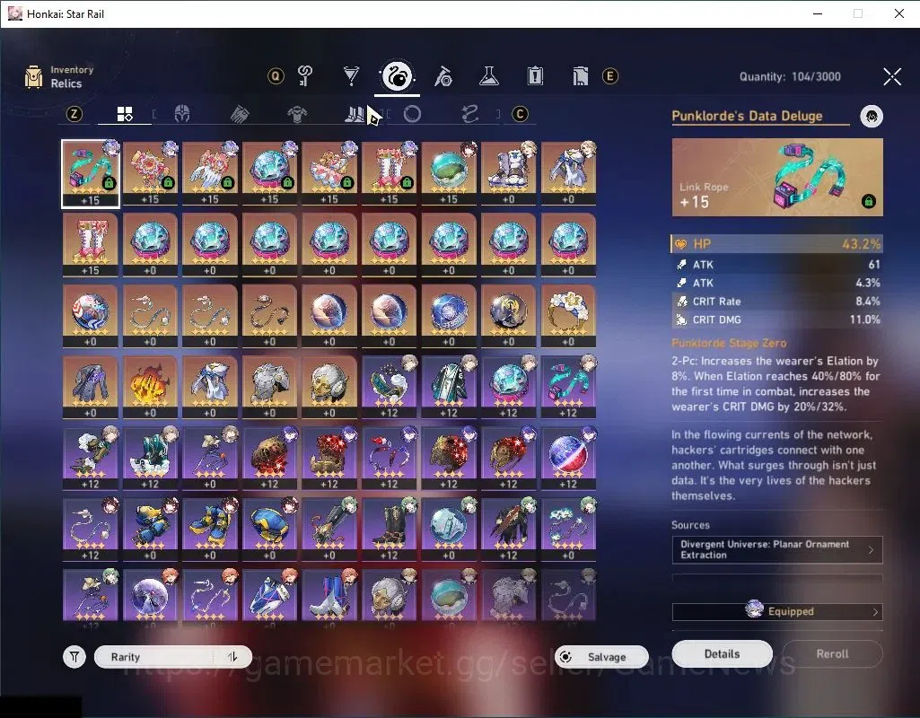 Honkai Star Rail Accounts Asia|TL 48|5 Limited|Silver Wolf 999,Sparkle,Huohu image 7