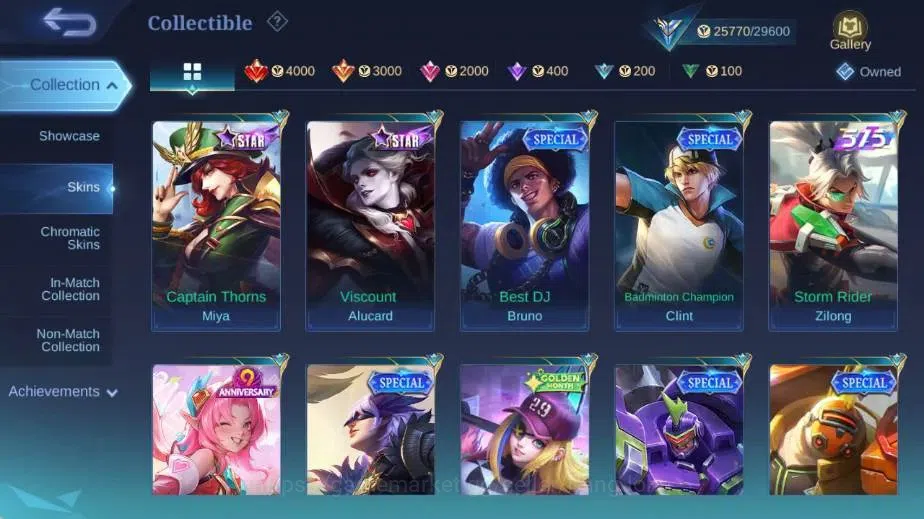 Mobile Legends: Bang Bang Accounts Global|Skin 108|Expert|Collector Natalia,Lightborn image 10