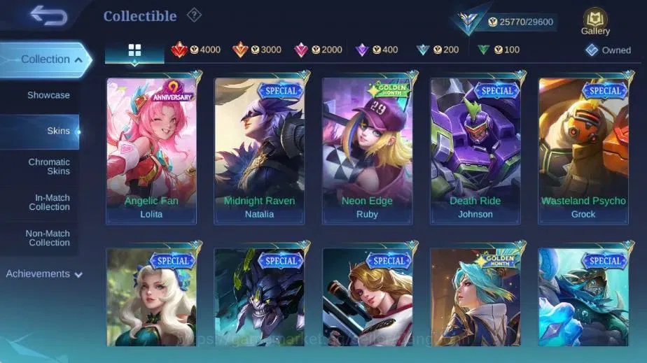 Mobile Legends: Bang Bang Accounts Global|Skin 108|Expert|Collector Natalia,Lightborn image 11