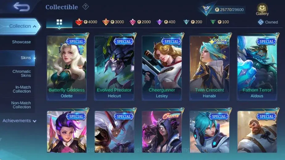 Mobile Legends: Bang Bang Accounts Global|Skin 108|Expert|Collector Natalia,Lightborn image 12