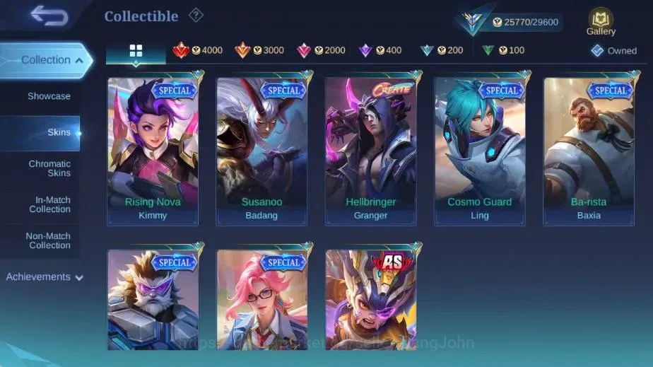 Mobile Legends: Bang Bang Accounts Global|Skin 108|Expert|Collector Natalia,Lightborn image 13