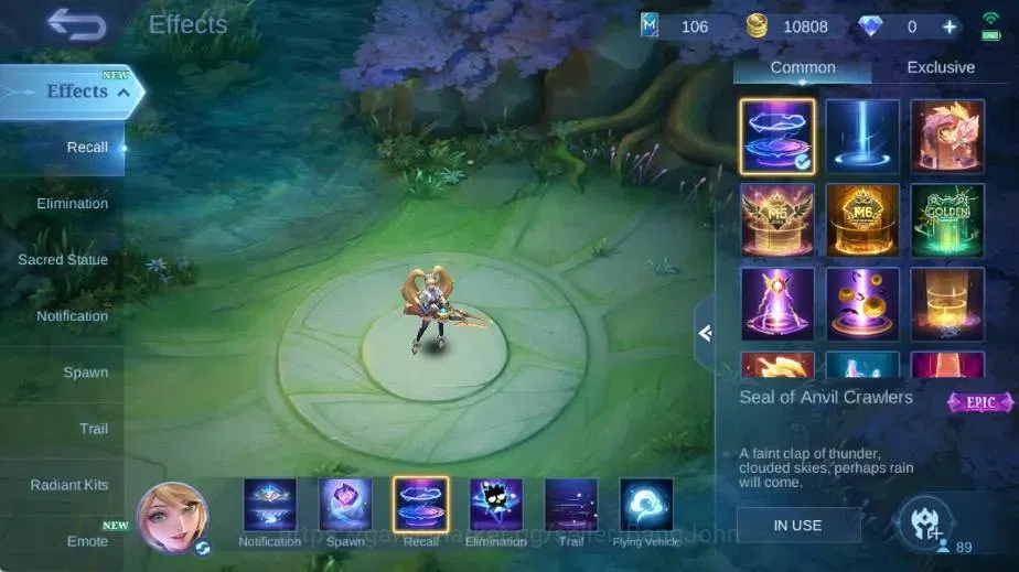 Mobile Legends: Bang Bang Accounts Global|Skin 108|Expert|Collector Natalia,Lightborn image 16