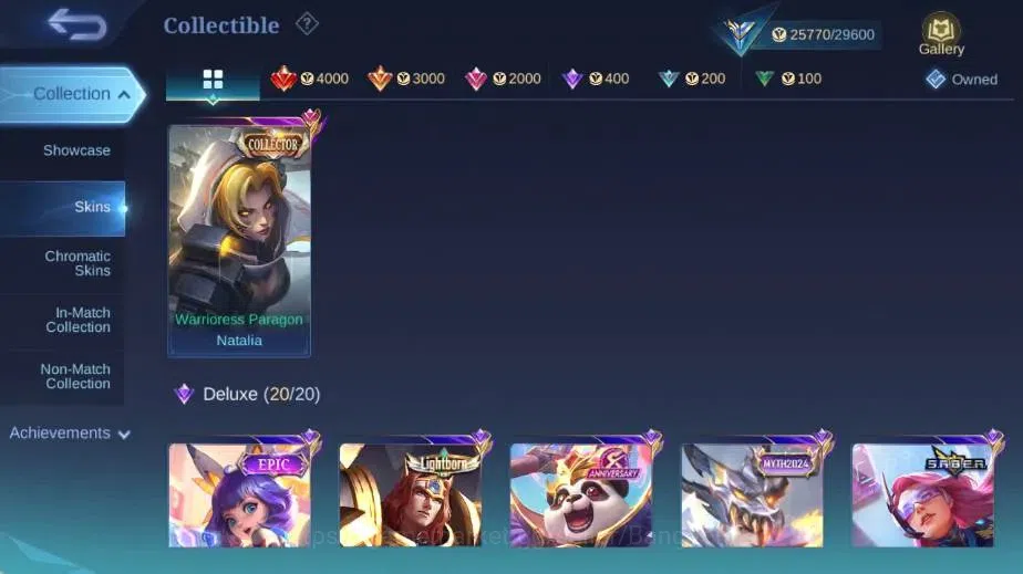 Mobile Legends: Bang Bang Accounts Global|Skin 108|Expert|Collector Natalia,Lightborn image 5