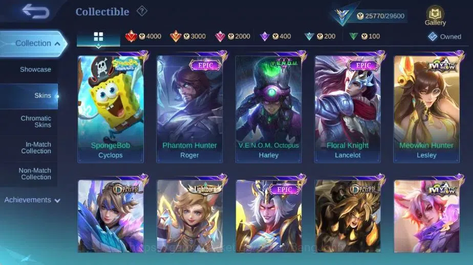Mobile Legends: Bang Bang Accounts Global|Skin 108|Expert|Collector Natalia,Lightborn image 8
