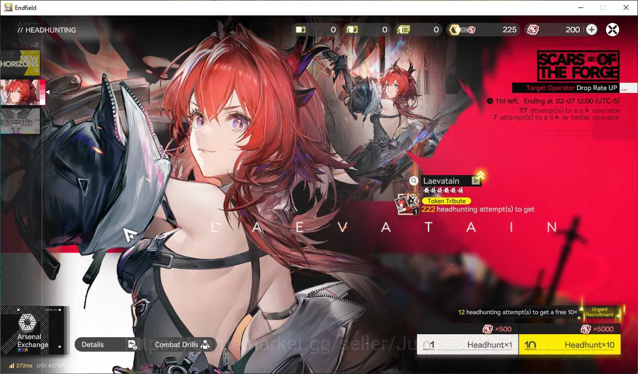 Arknights: Endfield Accounts NA/EU Lv2 | Starter|1SSR (Laevatain)+4SR Character image 6