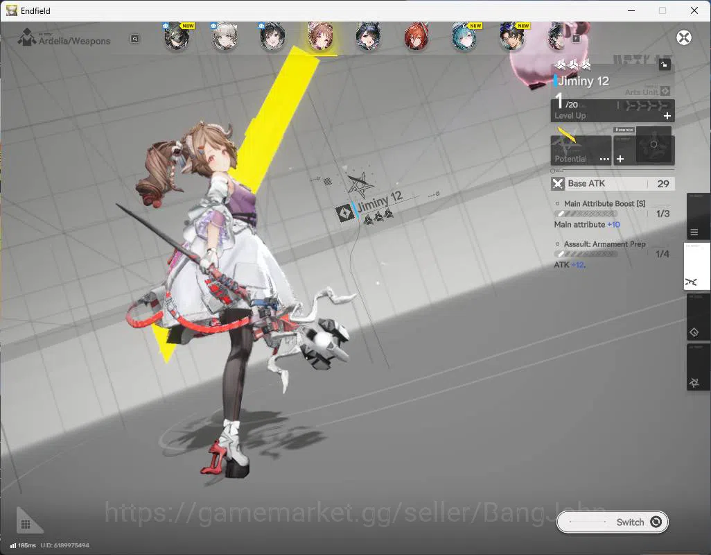 Arknights: Endfield Accounts NA, starter fresh, Ardelia, Tangtang, Amber WP 6s  image 4