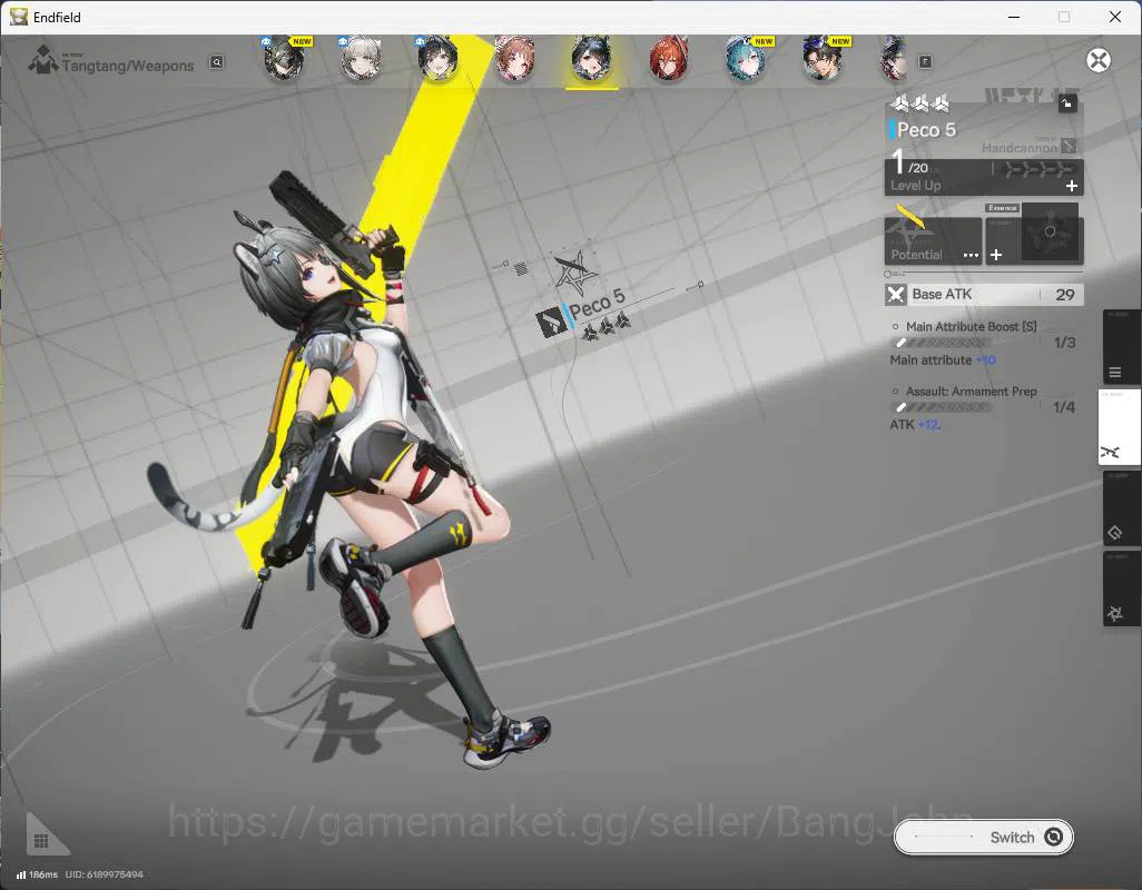 Arknights: Endfield Accounts NA, starter fresh, Ardelia, Tangtang, Amber WP 6s  image 5