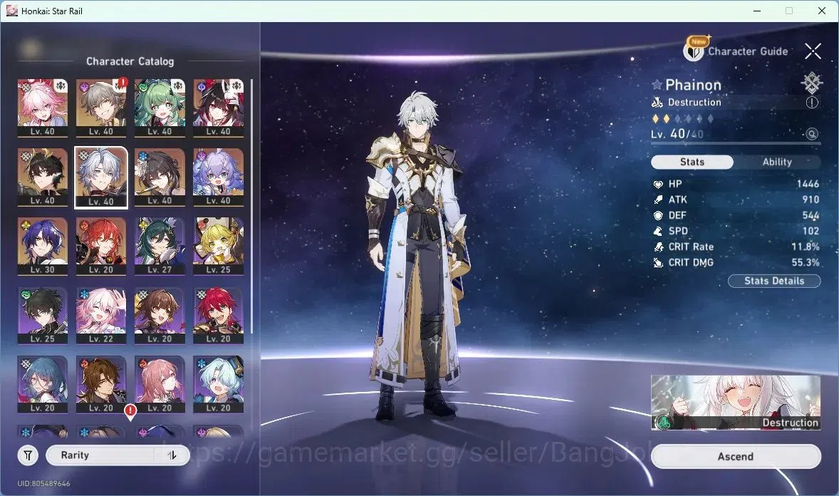 Honkai Star Rail Accounts Asia | TL30|Ruan Mei |Phainon+Sign |Sparkle |Huohu image 12