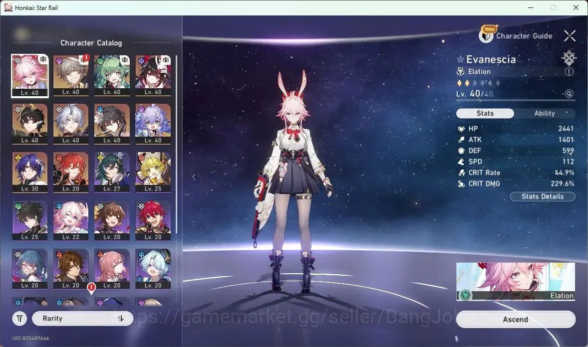 Honkai Star Rail Accounts Asia | TL30|Ruan Mei |Phainon+Sign |Sparkle |Huohu image 16