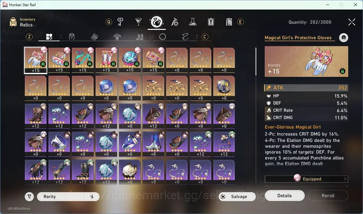 Honkai Star Rail Accounts Asia | TL30|Ruan Mei |Phainon+Sign |Sparkle |Huohu image 6