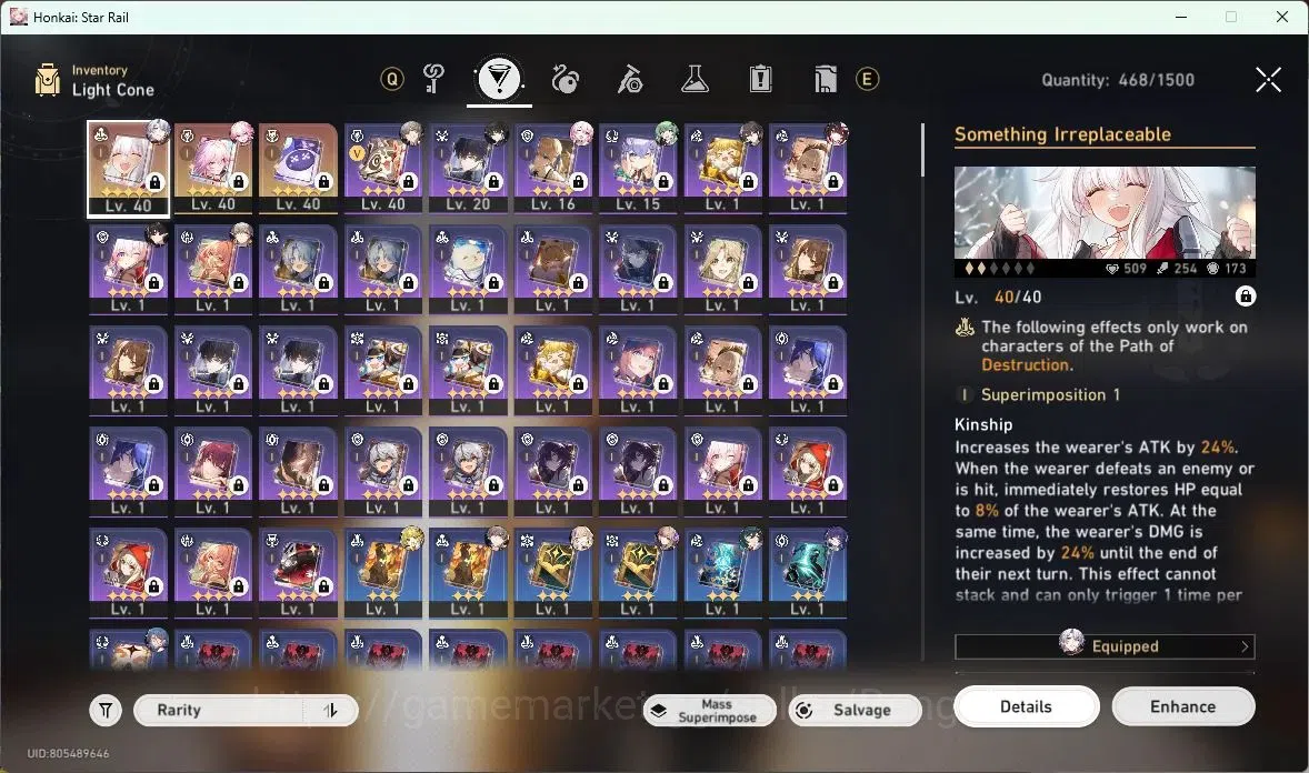 Honkai Star Rail Accounts Asia | TL30|Ruan Mei |Phainon+Sign |Sparkle |Huohu image 7