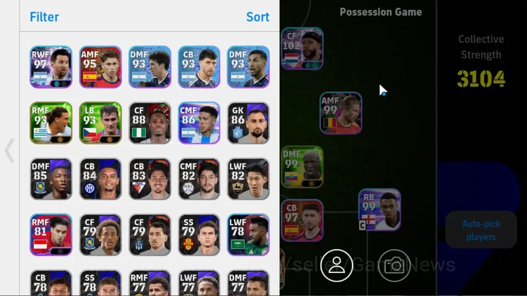 eFootball Accounts Legends & Iconic Players Android |BigTime (Gianluigi Buffon)|Epic Gerrard,Andriy S|ShowTime 2
