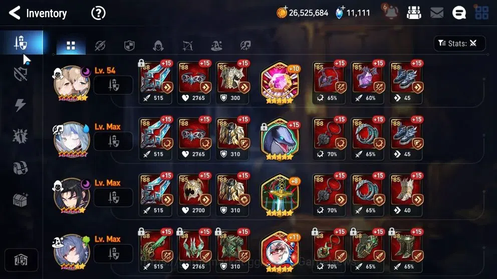 Epic Seven Accounts High-End Global UnVerif|NewEra|7 ML(Harseti,Rhianna&Luciella,etc)+Estelle,Setsuka,AB Fumyr,etc|304 13