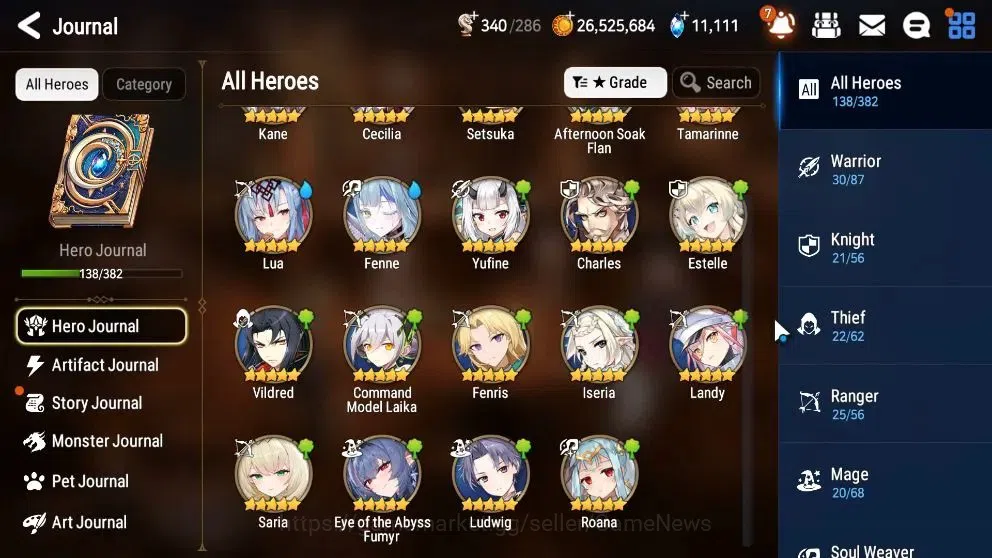 Epic Seven Accounts High-End Global UnVerif|NewEra|7 ML(Harseti,Rhianna&Luciella,etc)+Estelle,Setsuka,AB Fumyr,etc|304 8