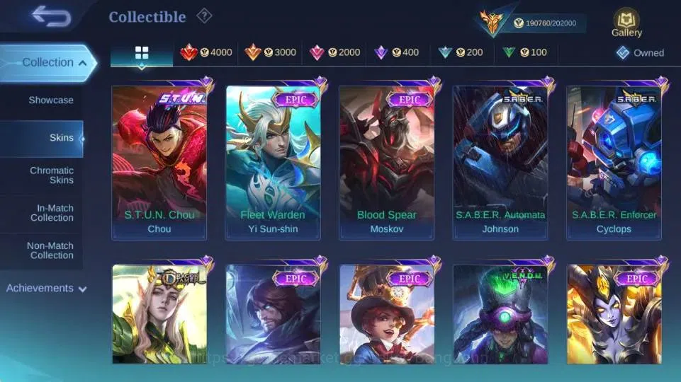 Mobile Legends: Bang Bang Accounts Global|Skin 475|Mega|Legend Saber+Alucard+Alpha,KO image 14