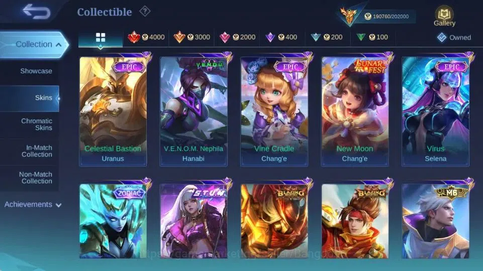 Mobile Legends: Bang Bang Accounts Global|Skin 475|Mega|Legend Saber+Alucard+Alpha,KO image 10
