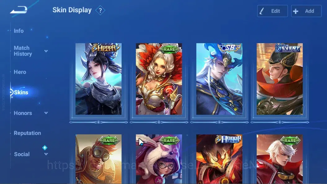 Honor of Kings Accounts Hero 86 Skin 74|Legend Lady Sun,Shanhai Deerie,LNY image 5