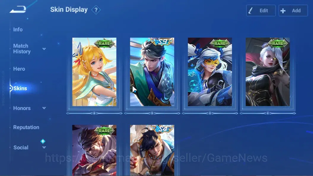 Honor of Kings Accounts Hero 86 Skin 74|Legend Lady Sun,Shanhai Deerie,LNY image 6