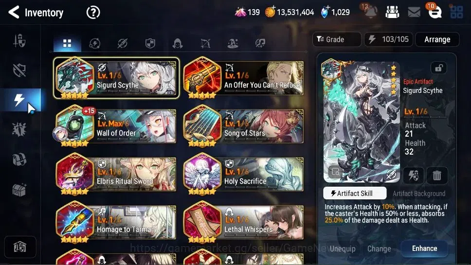Epic Seven Accounts GLOBAL Unverif|NewEra|5 ML(LOTScales,E Ilynav,Beli image 11