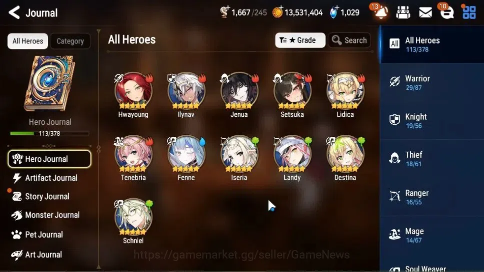 Epic Seven Accounts GLOBAL Unverif|NewEra|5 ML(LOTScales,E Ilynav,Beli image 7