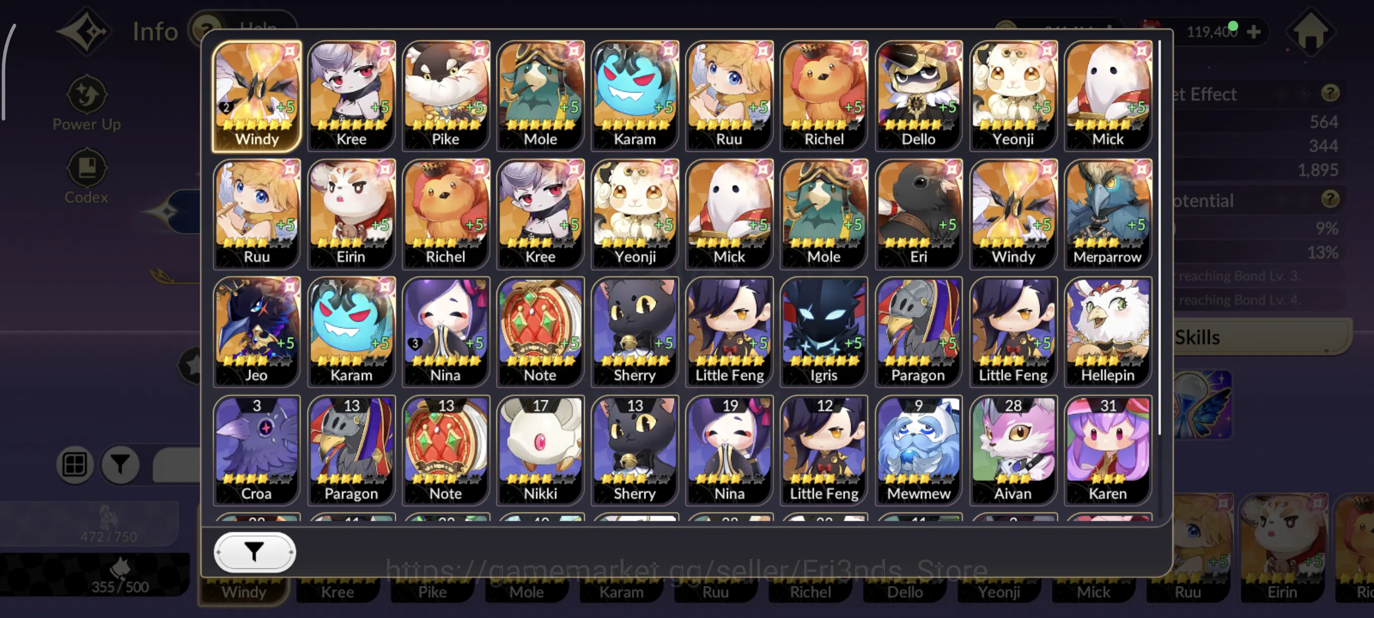 Seven Knights Re:Birth Accounts SKR33 | GLOBAL ASIA | BEAST END 5 OLD7K ROSIE T1 + image 3