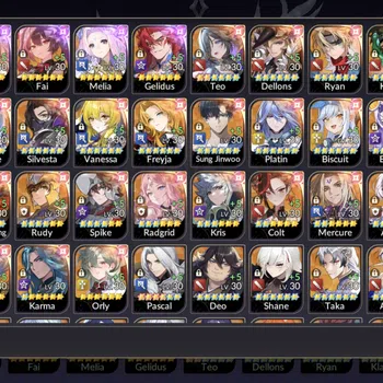 Seven Knights Re:Birth Accounts SKR33 | GLOBAL ASIA | BEAST END 5 OLD7K ROSIE T1 + image 1