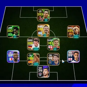 eFootball Accounts Legends & Iconic Players Android|BigTime Lionel Messi,Lamine Yamal|Lothar Matthaus Captain Tsubasa|Epic
