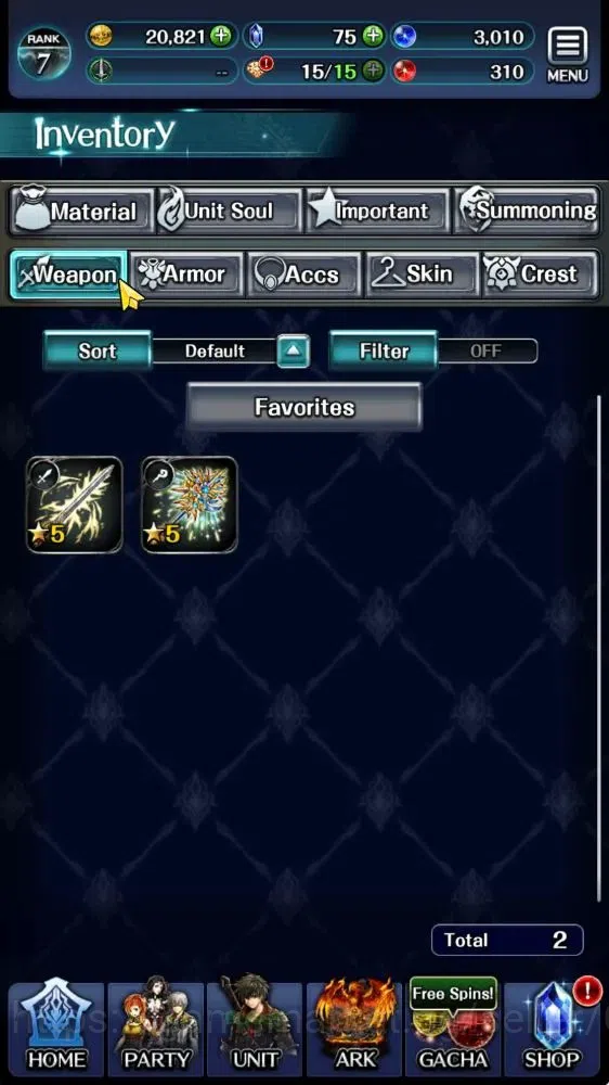Last Cloudia Accounts Others GLOBAL|Rank 7|Collab Brave Frontier (Goddess Tilith,Fire God Vargas) + (Telestio,Goddess 9