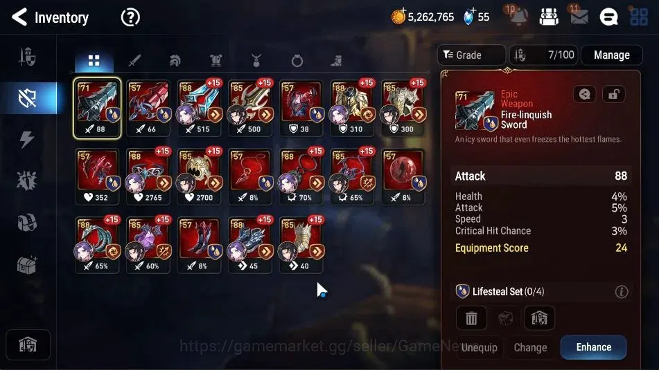 Epic Seven Accounts GLOBAL UnVerif|New Era|2 ML(Rhiana&Luc,Specter Ten image 14