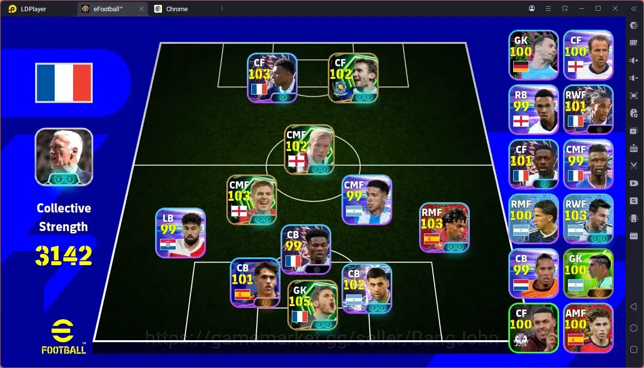 eFootball Accounts Legends & Iconic Players Mobile |PW 3142|Epic Lioris,Gerrard,Scholes,Shevchenko|Showtime 1