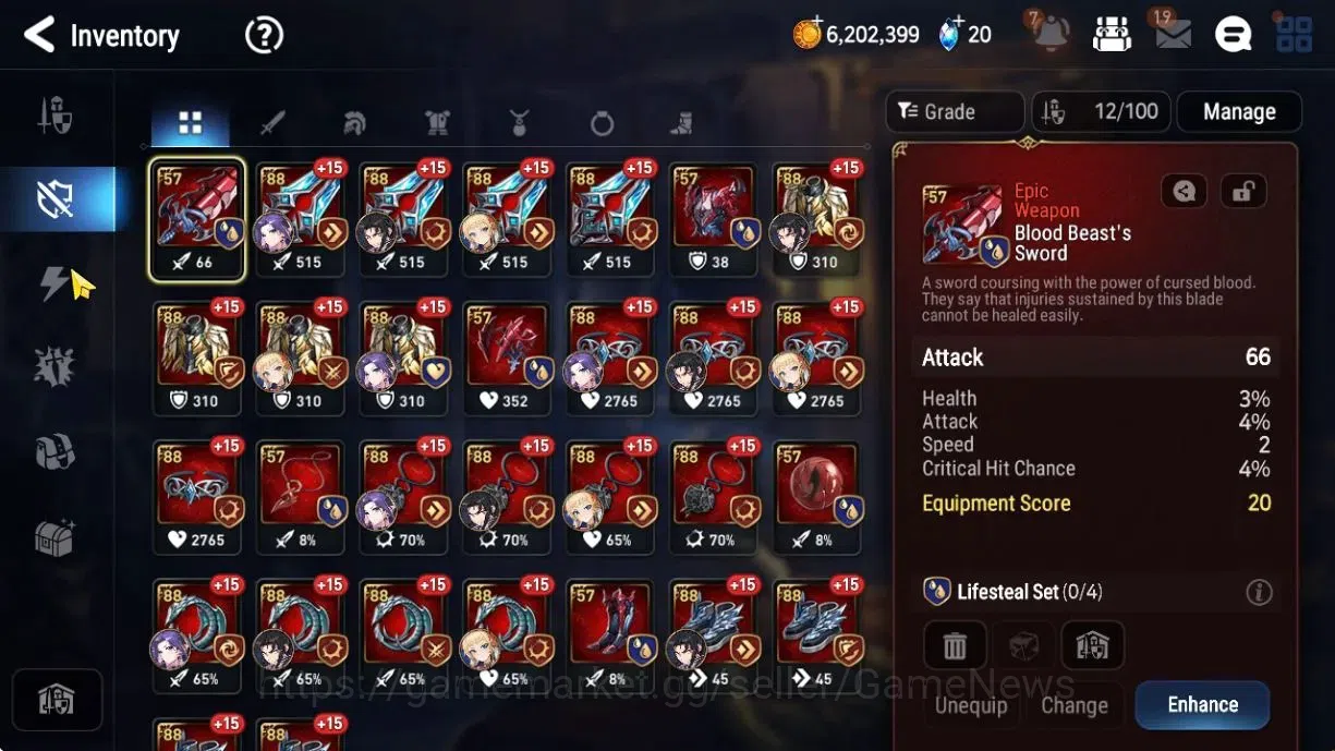 Epic Seven Accounts GLOBAL Unverif|2 ML [Salome,Briar Witch Iseria]+Se image 10
