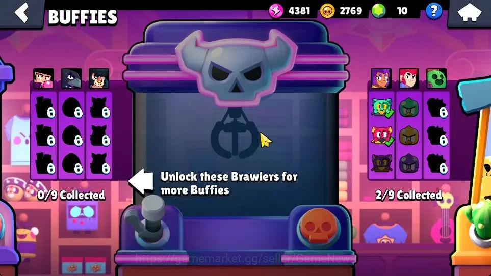 Brawl Stars Accounts 1013 Trophy|21K Bling|15 Brawlers 3 Max Lvl [Barley,Nita,Shelly]|1 Myth Skin (Thief Edgar) 1 Epic 2 14