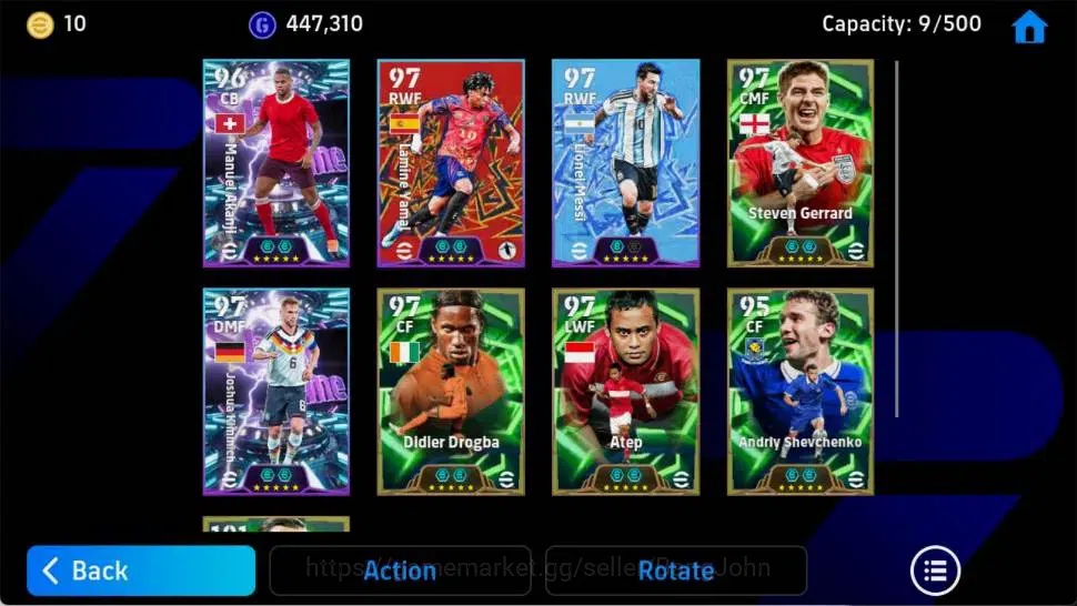 eFootball Accounts Mobile|PW 3124|Epic Ibrahimovic,Gerrard,Drogba,She image 3
