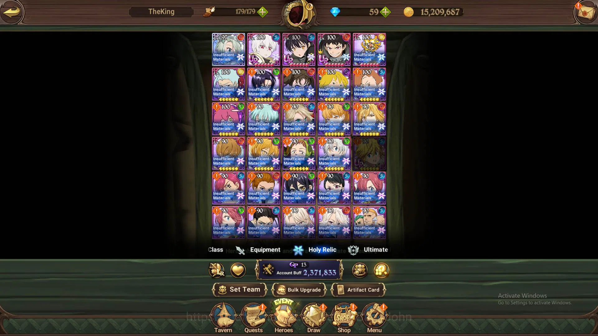 The Seven Deadly Sins: Grand Cross Accounts GLOBAL|2.3M CC|1LR Elizabeth3/6|Collab ShinraMAX,T image 10