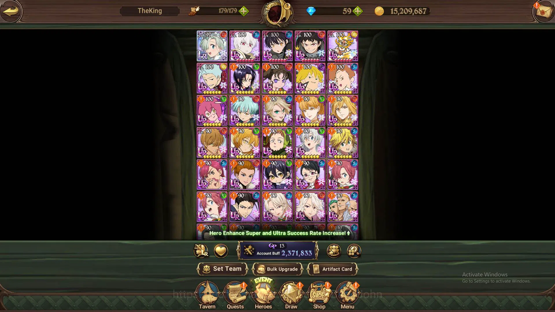 The Seven Deadly Sins: Grand Cross Accounts GLOBAL|2.3M CC|1LR Elizabeth3/6|Collab ShinraMAX,T image 9