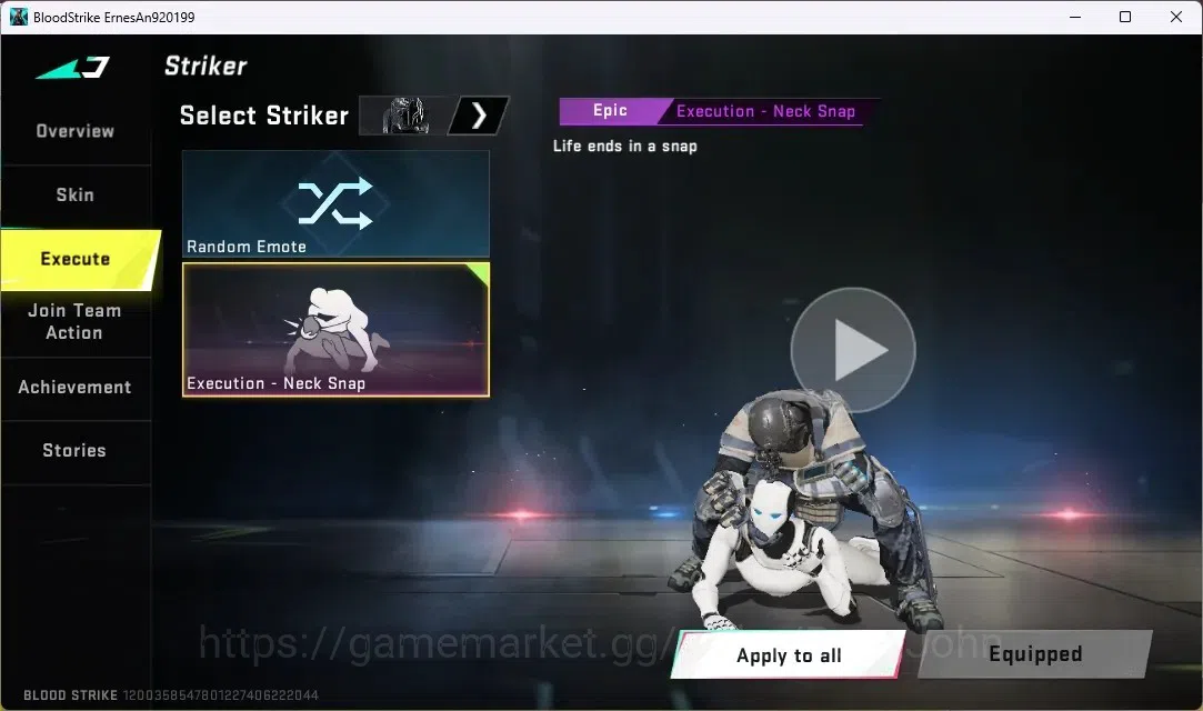 Blood Strike Accounts ASIA |1 ULTRA MELEE: Lightblade - Dark Force||Ultr image 5